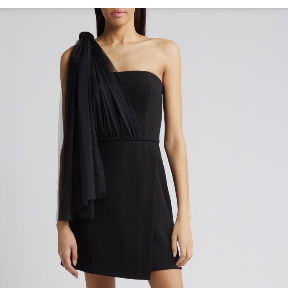 Stylish Black Mini Dress French Connection